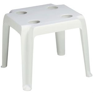 Oasis Cocktail Table, White, Case of 14