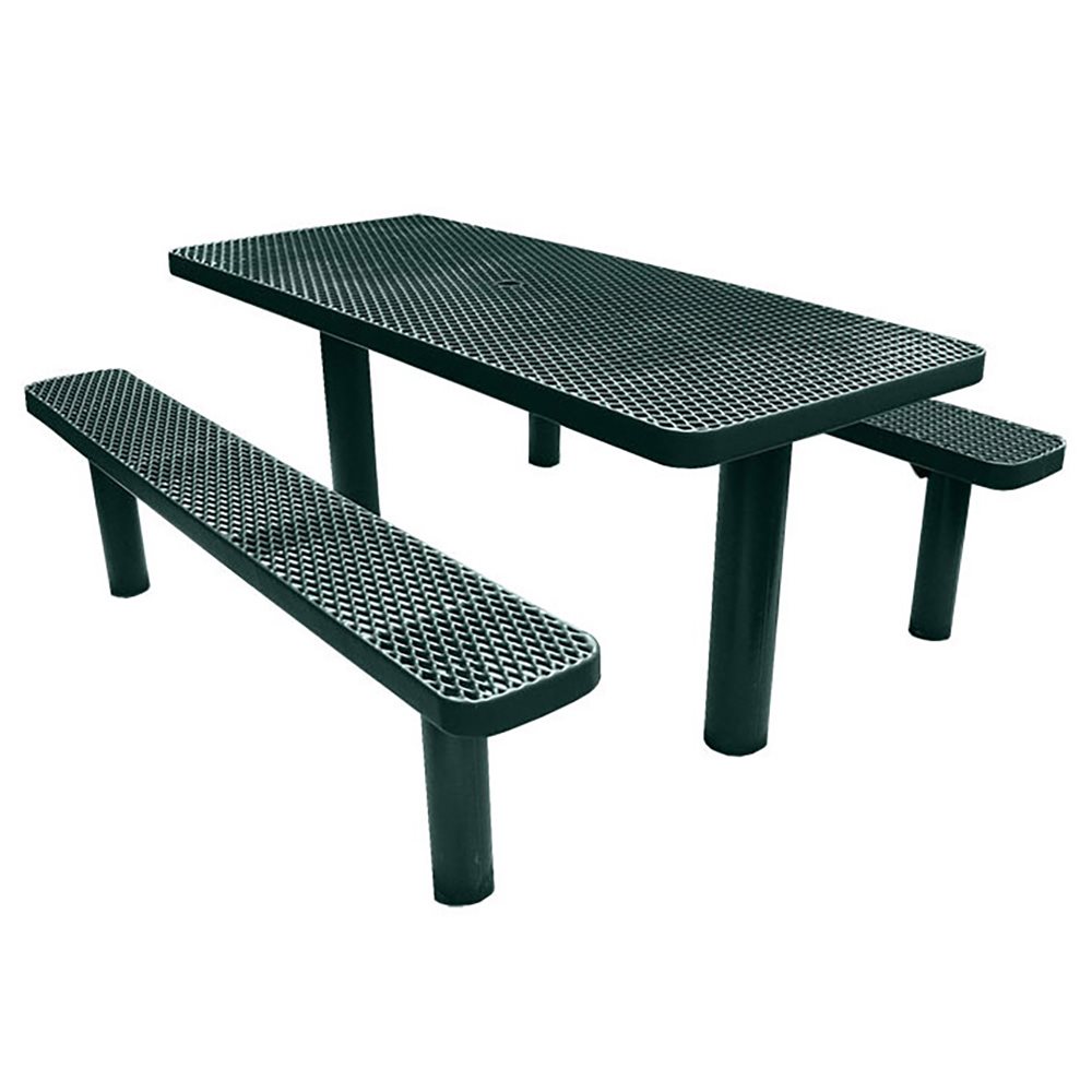 Premier Polysteel 6 ft Rectangular Table, Multi Pedestal, Direct Bury