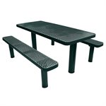 Premier Polysteel 6 ft Rectangular Table, Multi Pedestal, Direct Bury