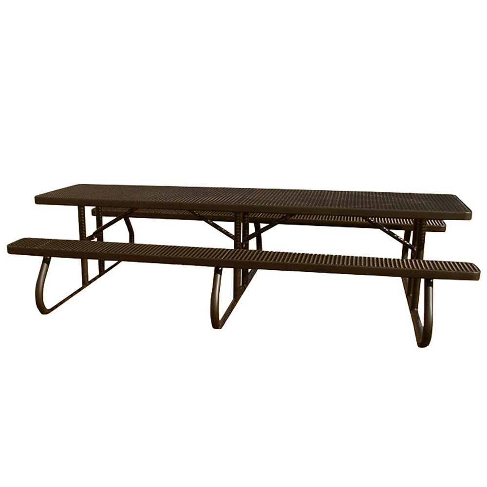 Premier Polysteel 10 ft Rectangular Table, Free Standing, without Umbrella Hole