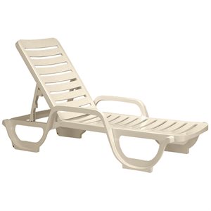 Bahia Chaise Lounge, Sandstone, Case of 18