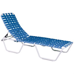 Oasis Crossweave Stacking Chaise Lounge