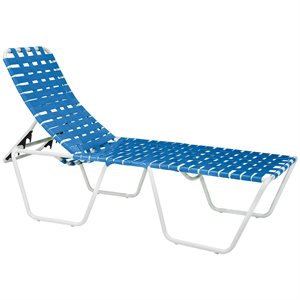 Oasis Crossweave Elevated Stacking Chaise Lounge