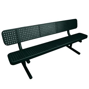 Premier Polysteel Champion Bench, 4 ft, with Backrest