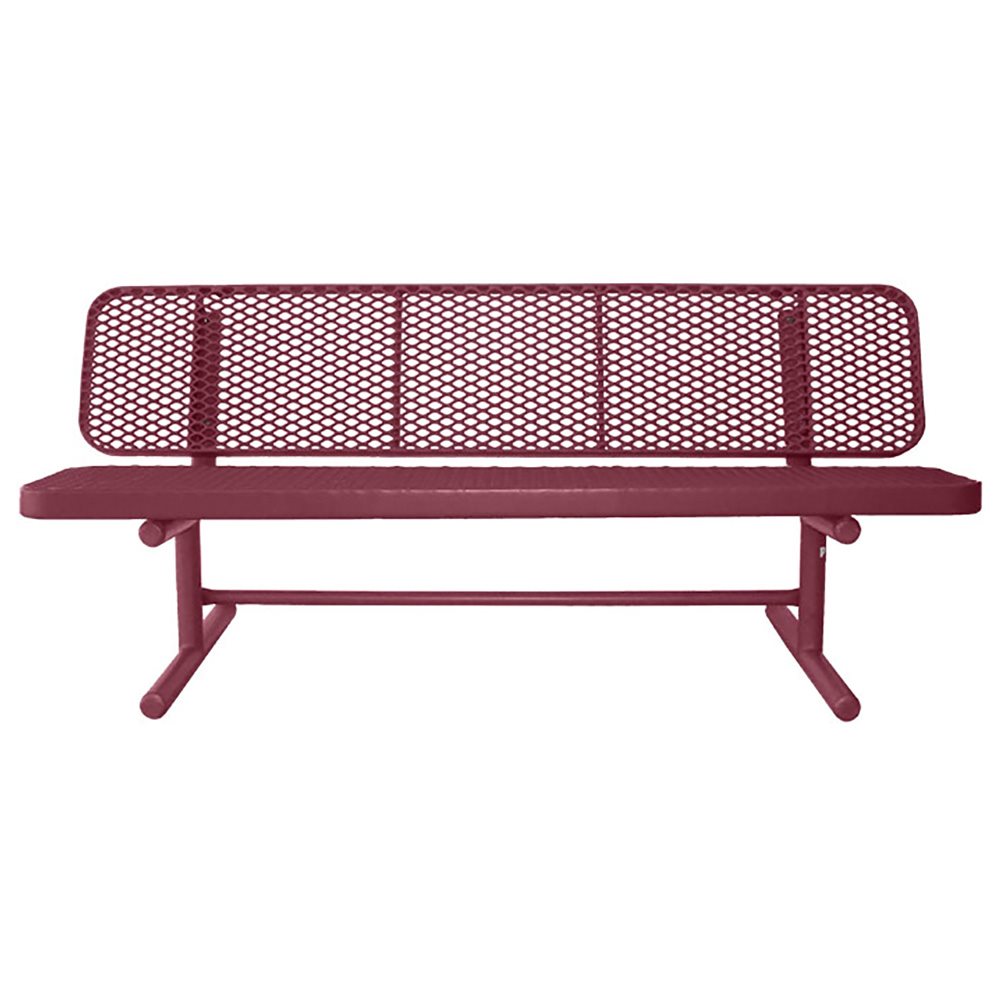 Premier Polysteel Champion Supreme Bench, 6 ft, with Backrest