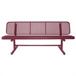 Premier Polysteel Champion Supreme Bench, 6 ft, with Backrest