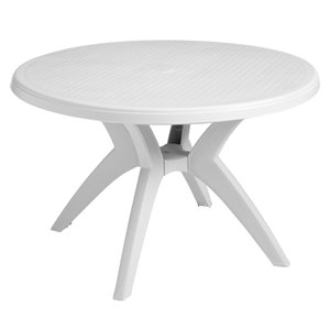 Ibiza Y-Leg Table 46" Round, White