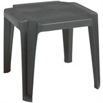 Miami Cocktail Table, 17" Square, Charcoal, Case of 6