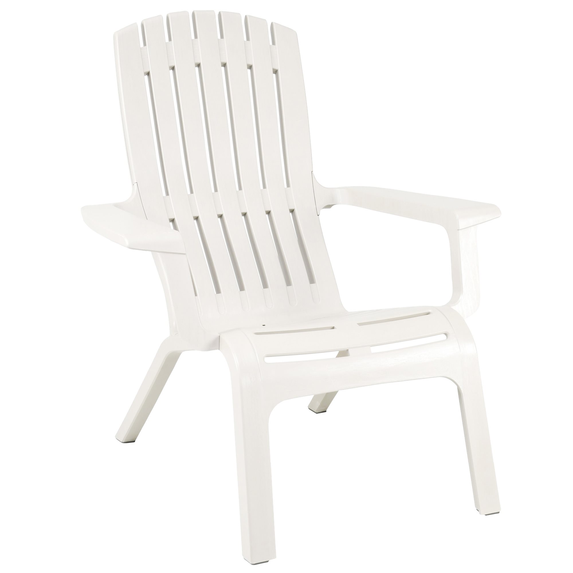 Westport Adirondack Chair, White, Case of 4