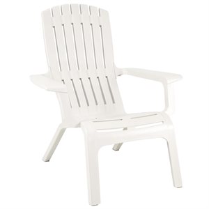 Westport Adirondack Chair, White, Case of 14