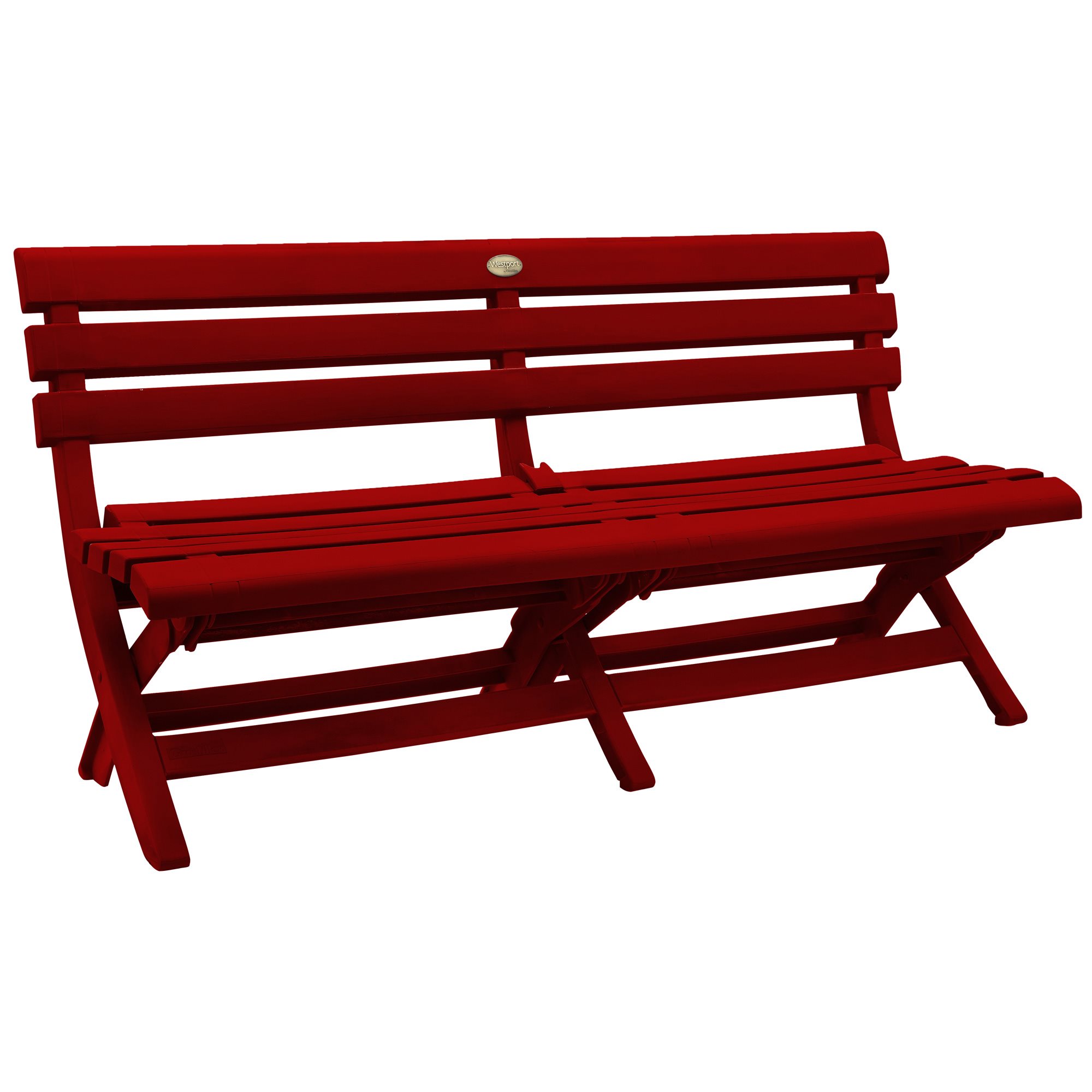 Westport Bench, Barn Red