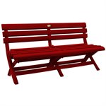 Westport Bench, Barn Red