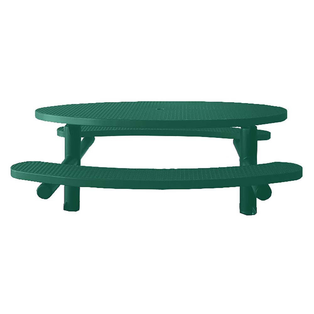 Premier Polysteel 6 ft Oval Table, Double Pedestal, Direct Bury