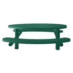 Premier Polysteel 6 ft Oval Table, Double Pedestal, Direct Bury