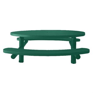 Premier Polysteel 6 ft Oval Table, Double Pedestal, Direct Bury