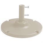 Grosfillex Umbrella Base, 35 Lb. with 10" Stem, Sandstone