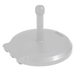 Grosfillex Umbrella Base, 84 Lb. Free Standing With Wheels, White