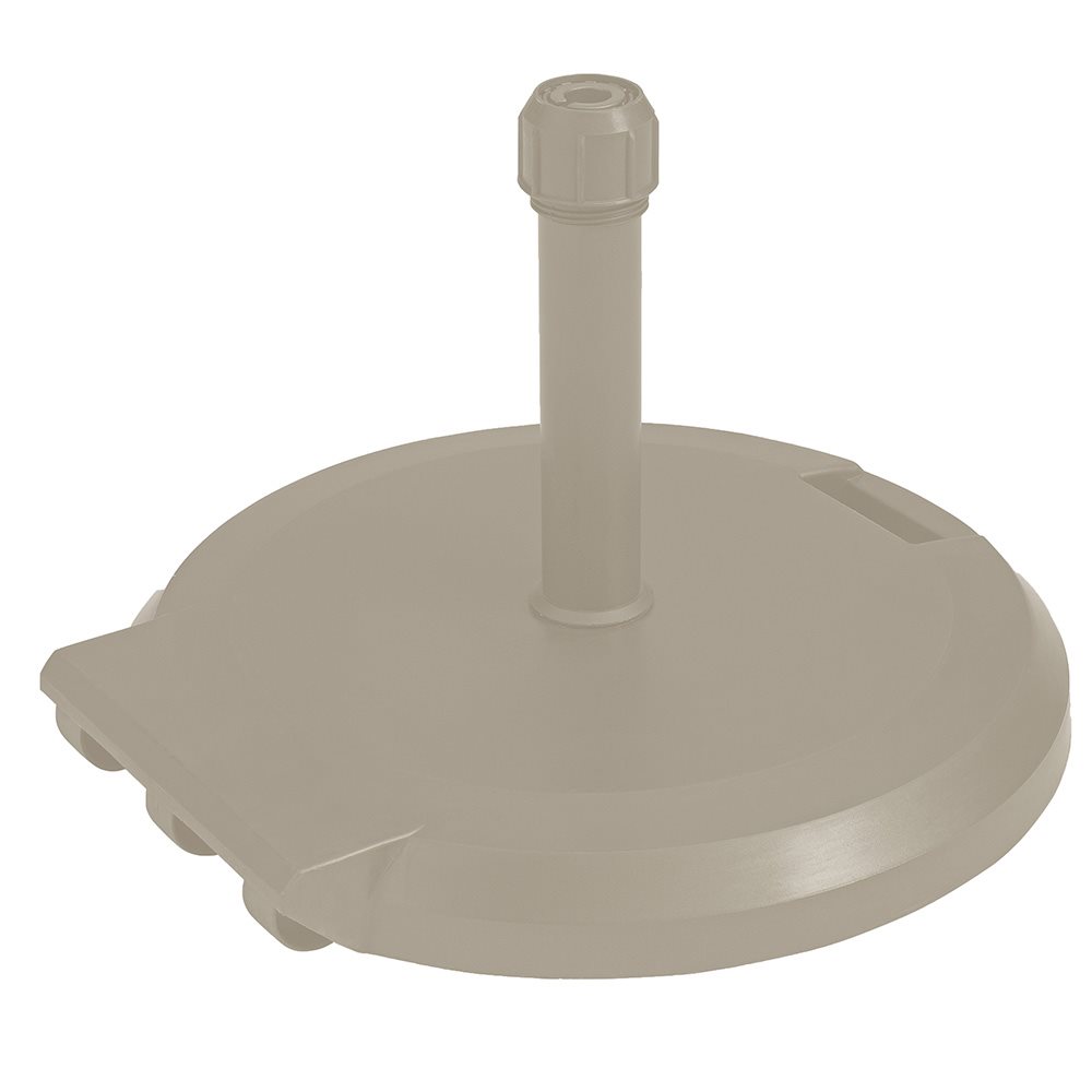 Grosfillex Umbrella Base, 84 Lb. Free Standing With Wheels, Sandstone