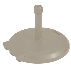 Grosfillex Umbrella Base, 84 Lb. Free Standing With Wheels, Sandstone