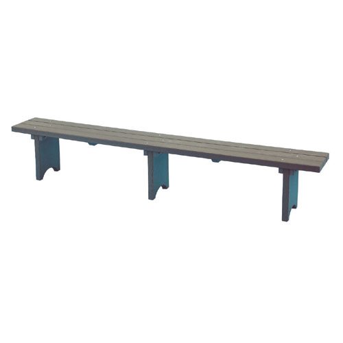 Plastic Bench, Free Standing, 6 Ft.
