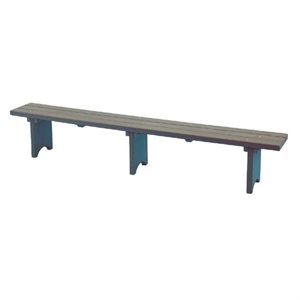Plastic Bench, Free Standing, 10 Ft.