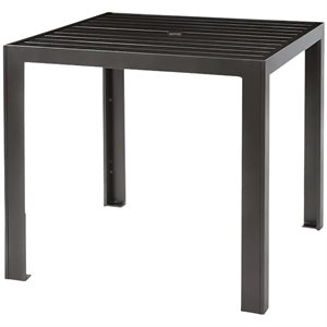 Square Balcony Height Table (With Hole)