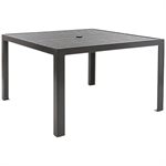 Square Dining Umbrella Table (With Hole), Ada Compliant