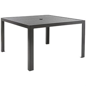 Square Dining Umbrella Table (With Hole), Ada Compliant