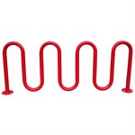 Bicycle Rack, Four Loop (9 bikes), Surface Mount