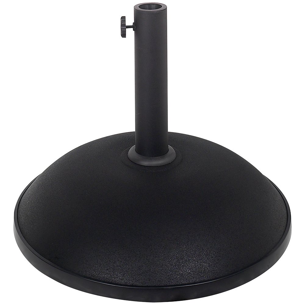 Fiberbuilt Concrete Umbrella Base, 110 LB, Black