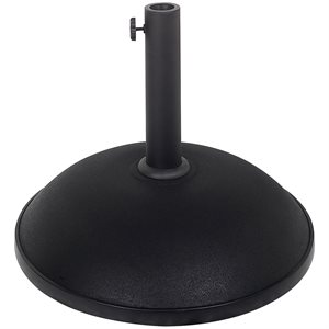 Fiberbuilt Concrete Umbrella Base, 110 LB, Black