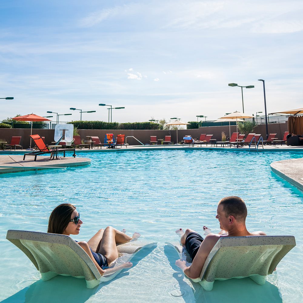 Destination Lounger, Solid Tan, Pack of 2